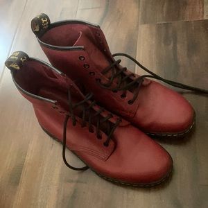 Burgundy Doc Martens